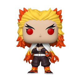 Funko Figurine Pop Rengoku Demon Slayer Vinyl 65623 - Langues Multilingues (Anglais, Français, Allemand, Italien, Portugais, Espagnol)