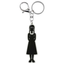 Karactermania Mercredes Body - Llavero Personnage de la série Mercredes en PVC souple avec anneau métal - 0,5 x 2,7 x 9 cm