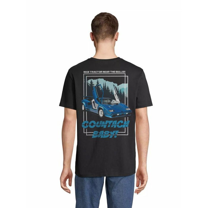 Radikal Revolution T-shirt Nice Tractor Near the Bull Noire Taille M