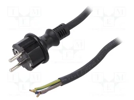PLASTROL Câble d'alimentation H05RR-F 3x2,5mm² 1,5m CEE 7/7