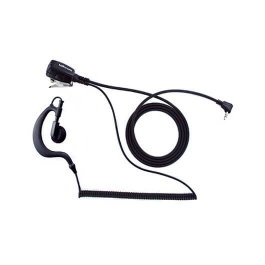 Motorola 25FNTN8004 Oreillette mono filaire avec PTT et micro, jack 2,5 mm, noir pour Talkie Walkie