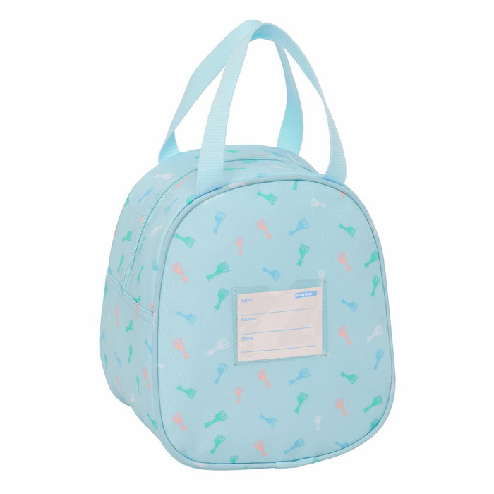 Sac glacière goûter Sophie la Girafe Bleu 19 x 22 x 14 cm