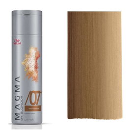 Wella Professionals Magma By Blondor Crème tonifiante pour coloration capillaire /07+ Dark Chestnut, 120 g, pour techniques de feuillure et main levée