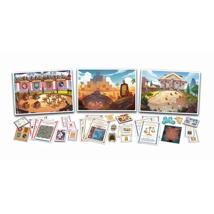 Clementoni - Escape Game Voyage dans le Temps - Coffret de 3 Aventures - Énigmes Égypte Ancienne, Grèce Antique, Moyen Âge - Dès 8 ans Clementoni - Escape Game Voyage dans le Temps - Coffret de 3 Aventures - Énigmes Égypte Ancienne, Grèce Antique, Moyen Âge - Dès 8 ans