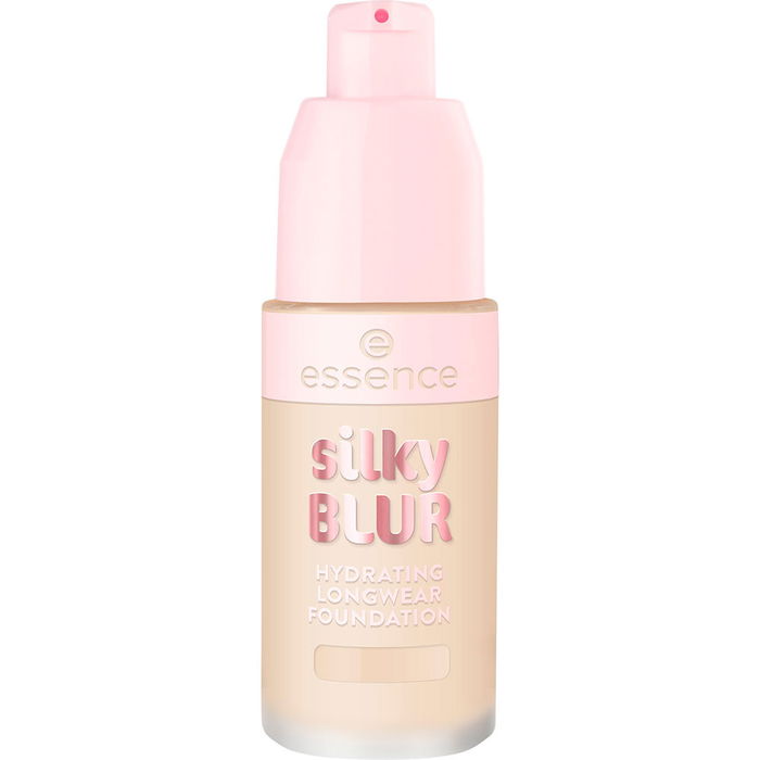 Essence Fond de teil longue tenue Silky BLUR No 100 30ml - Base fluide légère, confortable et couvrante avec extrait de poire, pour un fini naturel