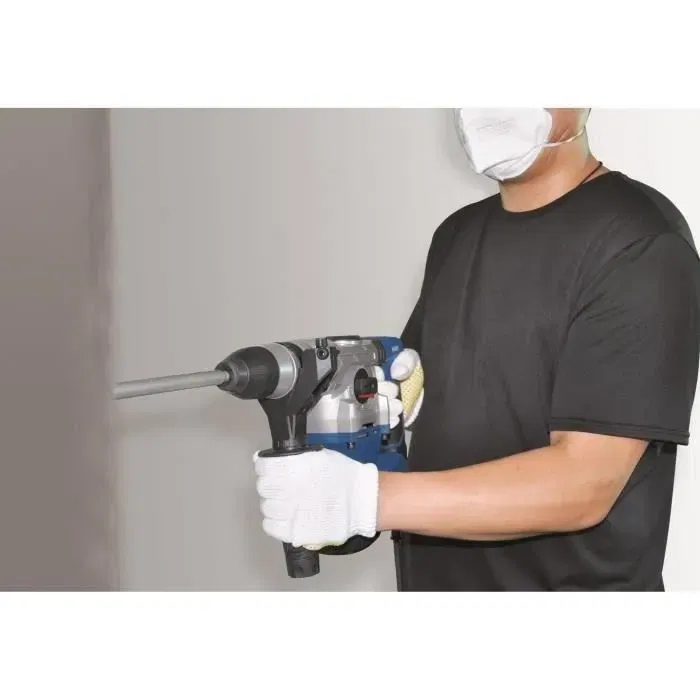 Scheppach Perforateur DH1300Plus 4 Fonctions 1250 W avec Mandrin SDS-Plus, Système Anti-Vibrations et 5 J, Coffret avec Accessoires