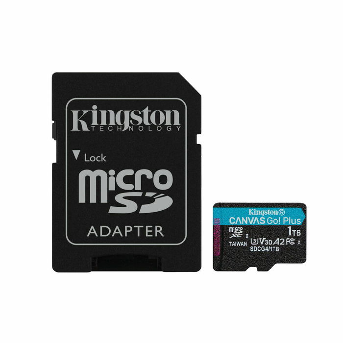Carte Mémoire Micro SD avec Adaptateur Kingston SDCG4/1TB 1 TB Carte Mémoire Micro SD avec Adaptateur Kingston SDCG4/1TB 1 TB