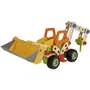 HEROS Constructor - Chargeuse sur roues à construire - Jeu de construction en bois FSC 140 pièces - Pour enfants dès 5 ans