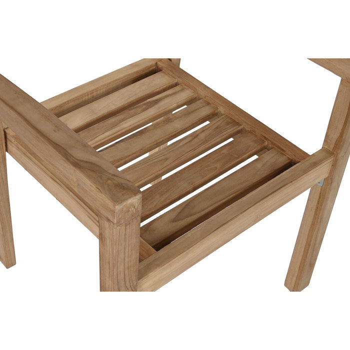 Home ESPRIT Chaise de jardin Marron Teck 67 x 55 x 95 cm