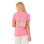T-shirt à manches courtes femme Rip Curl Waikiki Standard Tee Rose 18-20 Ans