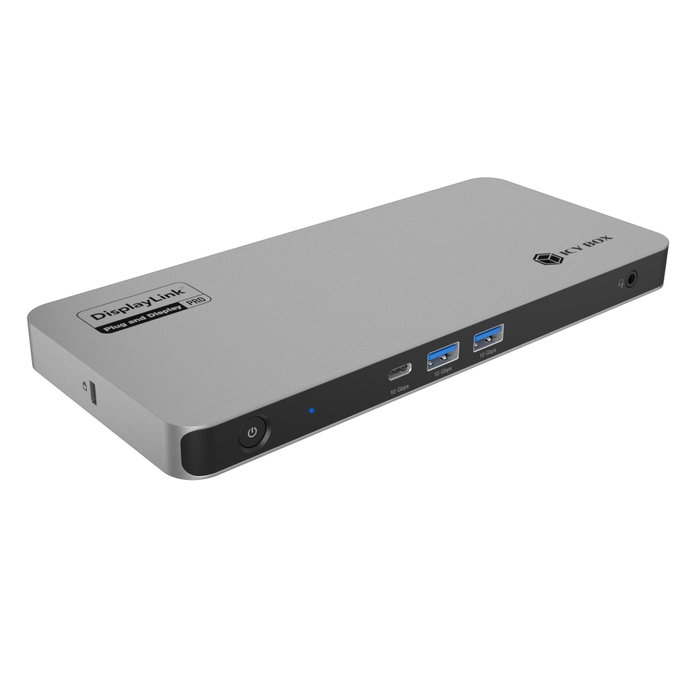 Icy Diamond Dock 7402 12-en-1 Docking Station Silver / Black Icy Diamond Dock 7402 12-en-1 Docking Station Silver / Black