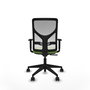 PIQUERAS Y CRESPO Chaise Motilla Synchro Vert pistache et Blanc