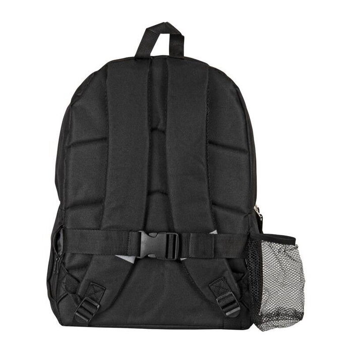 PERONA Sac à dos toile imprimée 42 cm avec dos et bretelles rembourrés, ajustables, sangles réfléchissantes et système d'attache chariot