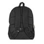 PERONA Sac à dos toile imprimée 42 cm avec dos et bretelles rembourrés, ajustables, sangles réfléchissantes et système d'attache chariot