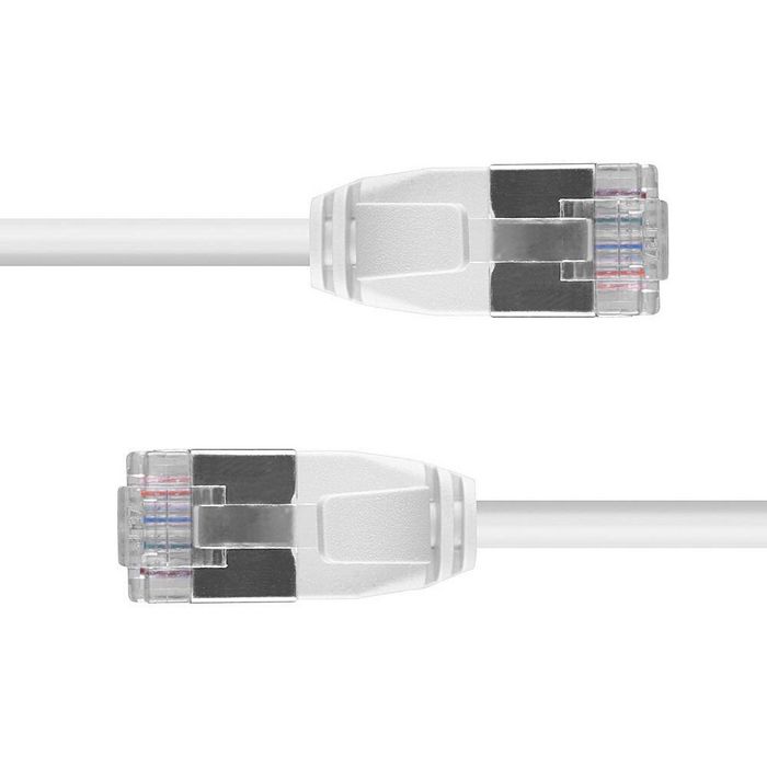 Lindy Câble réseau Ultra Slim Cat.6A U/FTP, 3m, Gris