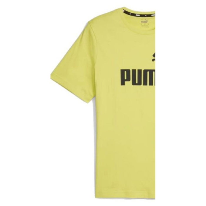 Maillot de Corps de Sport à Manches Coupe Puma ESS LOGO TEE 586667 66 Vert L