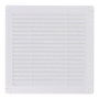 Grille de ventilation EDM 87704 Blanc 20 x 20 x 0,7 cm Moustiquaire