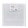 Grille de ventilation EDM 87704 Blanc 20 x 20 x 0,7 cm Moustiquaire