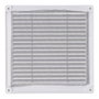 Grille de ventilation EDM 87704 Blanc 20 x 20 x 0,7 cm Moustiquaire