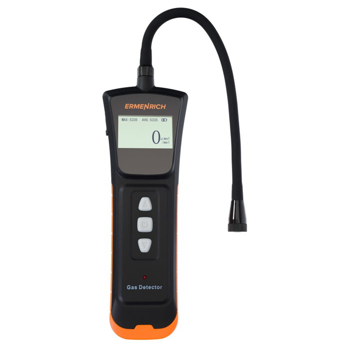 Ermenrich NG40 Détecteur de Gaz avec Sonde Flexible Noir / Violet Ermenrich NG40 Détecteur de Gaz avec Sonde Flexible Noir / Violet
