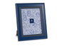 Giftdecor Porte-photos 20x25 cm Bleu foncé avec cadre en plastique et verre (Set de 24)