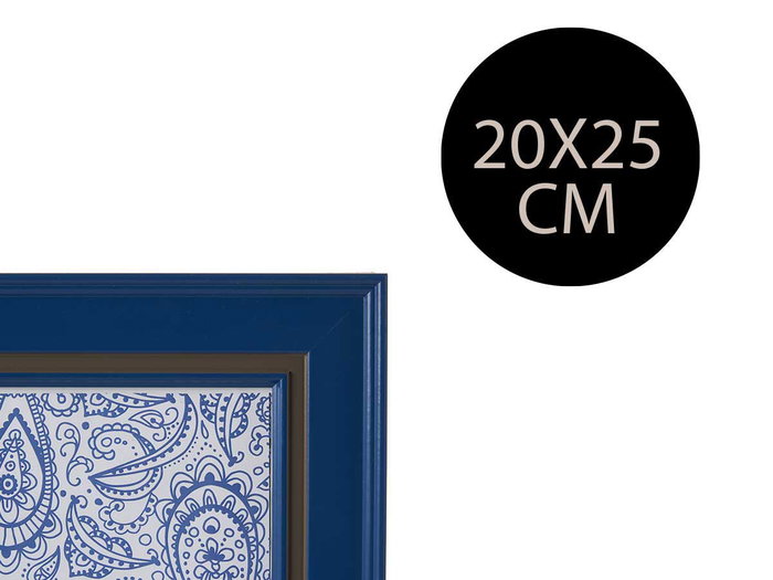 Giftdecor Porte-photos 20x25 cm Bleu foncé avec cadre en plastique et verre (Set de 24) Giftdecor Porte-photos 20x25 cm Bleu foncé avec cadre en plastique et verre (Set de 24)