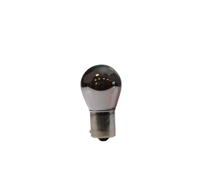 PowerTec PY21W BAU15s 12V 21W Chrome PTZCH36-02B Lampe Quartz Trempé Anti-Éblouissante Orange