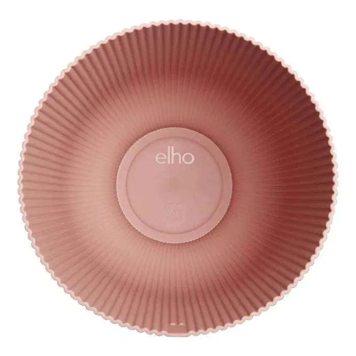 Elho Pot de fleurs intérieur Vibes Fold Coupe Rose Ø 29.5 x H 45 cm 100% recyclé - Design tendance et pratique