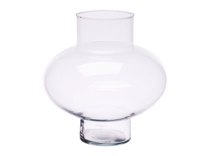 Giftdecor Jarron Cristal Cloud 30 cm Verre Transparent - Décoration Maison