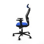 Chaise de Bureau avec Appui-tête Jorquera Piqueras y Crespo 2D036N2 Bleu