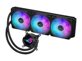 Asus ROG Strix LC III 360 ARGB Kit de Refroidissement Liquide pour CPU, Radiateur 360mm, Ventilateurs PWM, ARGB, Écran LCD, Compatible Intel et AMD