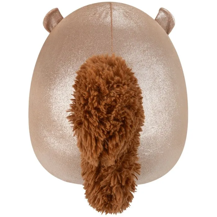 Squishmallows (Jazwares) Sawyer - Peluche écureuil brun pailleté 40 cm
