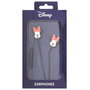 ERT GROUP Casque audio à écouteurs Disney Minnie avec télécommande multifonction, câble jack 3.5 mm de 1.2 m, 10 mm, certifié Reach, ROHS et CE