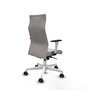 Piqueras Y Crespo Fauteuil Albacete Blanc avec mécanisme synchrone et bras 1D