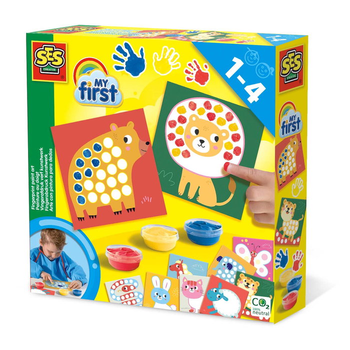 Ses Creative Peinture au doigt My First Multicolore