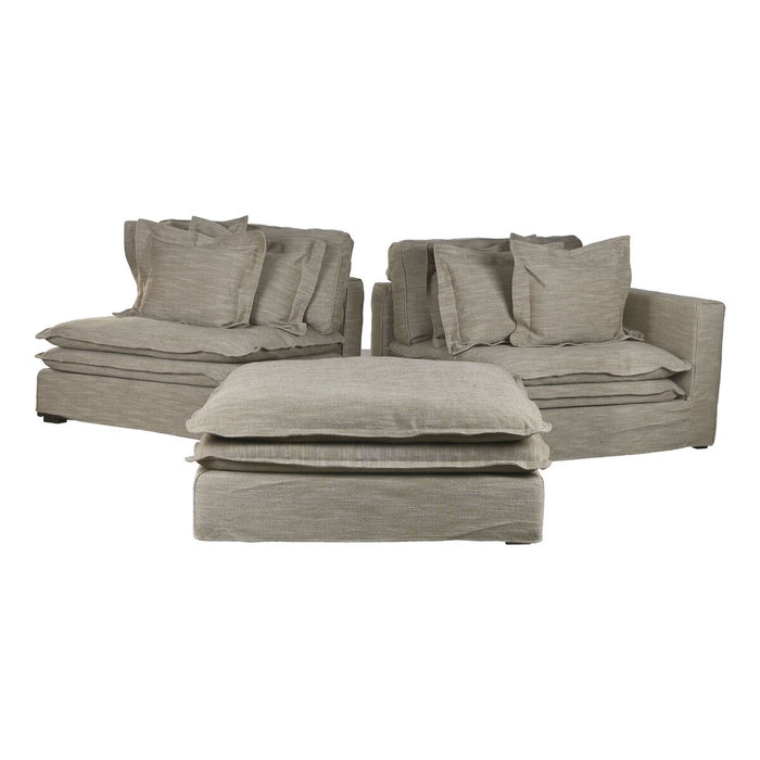Home ESPRIT Module de canapé Vert Sable