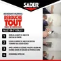 Sader - Enduit de Rebouchage Prêt à l'Emploi - Pour Trous et Fissures jusqu'à 1 cm - Pour Plâtre, Béton, Brique - Tube 330 g