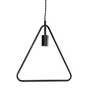 Luminaire - Suspension Rétro Mya en Fer Noir avec Douille E27 - Réglable en Hauteur - Modèle JD3971-01 BK