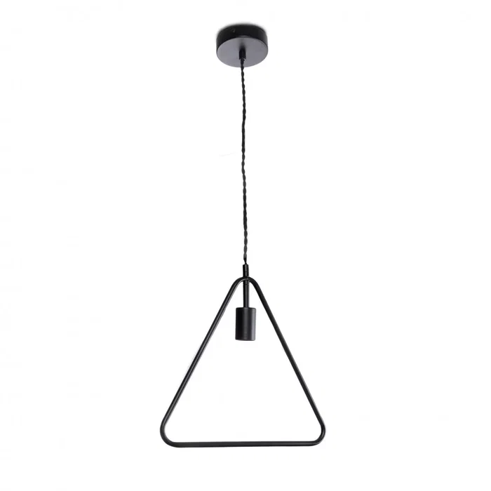 Luminaire - Suspension Rétro Mya en Fer Noir avec Douille E27 - Réglable en Hauteur - Modèle JD3971-01 BK