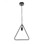 Luminaire - Suspension Rétro Mya en Fer Noir avec Douille E27 - Réglable en Hauteur - Modèle JD3971-01 BK