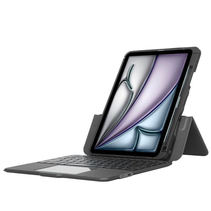 Targus VersaVu - Étui clavier Bluetooth AZERTY rétroéclairé avec trackpad pour iPad Air (M2) 11", iPad (10e gén.) 10.9", iPad Air (5e et 4e) et iPad Pro 11" Targus VersaVu - Étui clavier Bluetooth AZERTY rétroéclairé avec trackpad pour iPad Air (M2) 11", iPad (10e gén.) 10.9", iPad Air (5e et 4e) et iPad Pro 11"