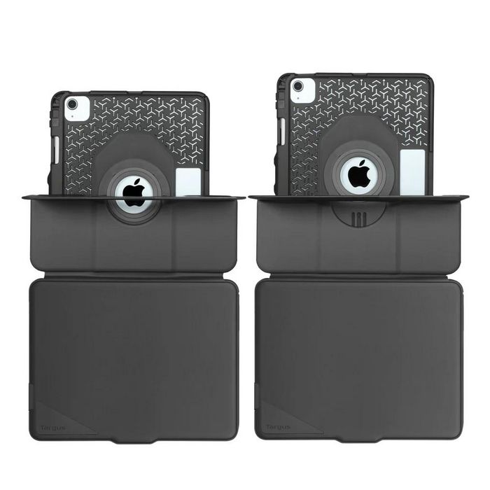 Targus VersaVu - Étui clavier Bluetooth AZERTY rétroéclairé avec trackpad pour iPad Air (M2) 11", iPad (10e gén.) 10.9", iPad Air (5e et 4e) et iPad Pro 11" Targus VersaVu - Étui clavier Bluetooth AZERTY rétroéclairé avec trackpad pour iPad Air (M2) 11", iPad (10e gén.) 10.9", iPad Air (5e et 4e) et iPad Pro 11"