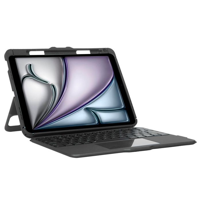 Targus VersaVu - Étui clavier Bluetooth AZERTY rétroéclairé avec trackpad pour iPad Air (M2) 11", iPad (10e gén.) 10.9", iPad Air (5e et 4e) et iPad Pro 11" Targus VersaVu - Étui clavier Bluetooth AZERTY rétroéclairé avec trackpad pour iPad Air (M2) 11", iPad (10e gén.) 10.9", iPad Air (5e et 4e) et iPad Pro 11"