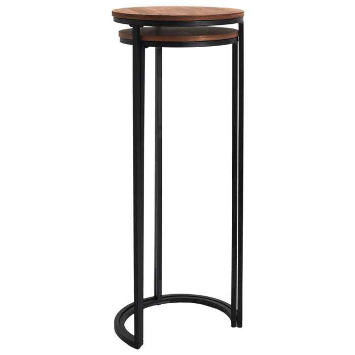 Home Deco Factory Ensemble de 2 Tables Gigognes COCOONING