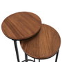 Home Deco Factory Ensemble de 2 Tables Gigognes COCOONING