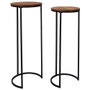 Home Deco Factory Ensemble de 2 Tables Gigognes COCOONING