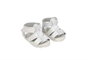 Muñecas Arias - Set de sandales blanches pour poupées de 45 cm - Accessoire de chaussures pour figurines