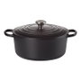 Le Creuset Signature 21177200000430 Rond 20cm Noir Mat Braisière avec Couvercle 2.4L