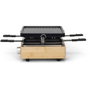 Livoo DOC311 Appareil à raclette 4 personnes, 800W, Noir et beige
