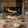 Livoo DOC311 Appareil à raclette 4 personnes, 800W, Noir et beige